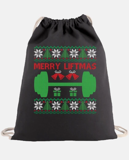 Bag Merry Liftmas Christmas workout weightl
