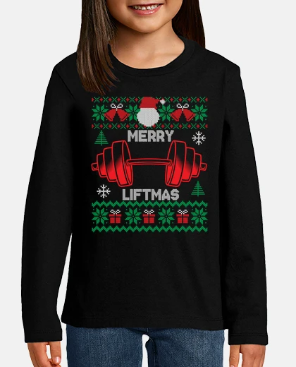 Kids Merry Liftmas Ugly Christmas sweater Gy