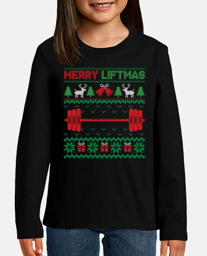 Kids Merry Liftmas Ugly Christmas sweater Gy