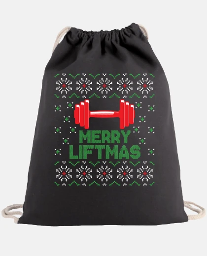 Bag Merry Liftmas Ugly Christmas Sweater Sa