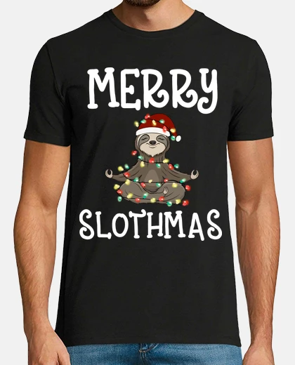 Tee-shirt Merry slothmas christmas gift sloth lov