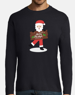 Merry Christmas Men Long-sleeve T-shirt