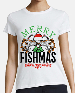 merry fishmas funny santa claus fishing