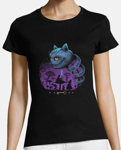 Tee-shirt merveilleuse chemise de folie femmes