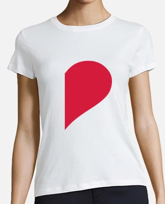 T shirt meta cuore rosso destro tostadora