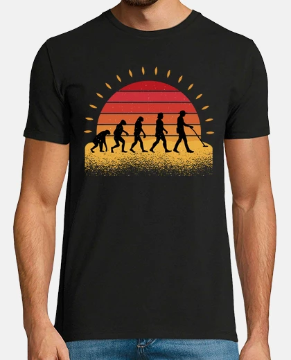 T-shirt metal detector evoluzione, cercatore d&#39;argento