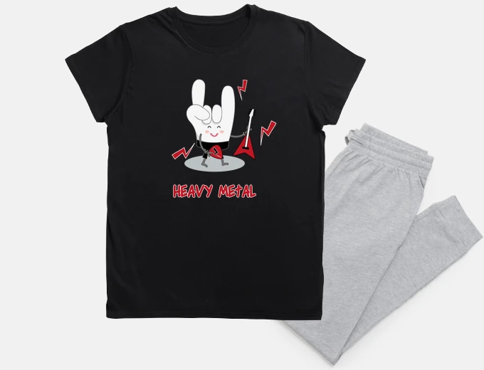 Pigiama metal heavy metal