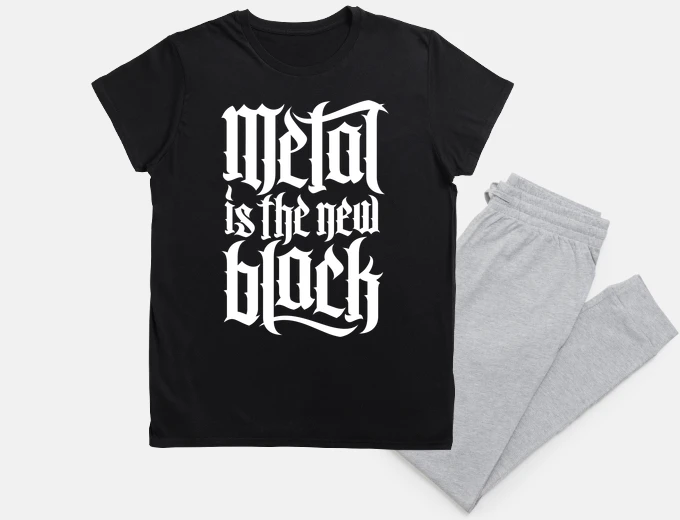 Pyjama metal is the new black no3 (white)