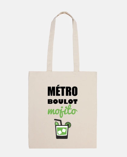 Sac Métro boulot mojito