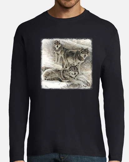 Tee-shirt meute de loups