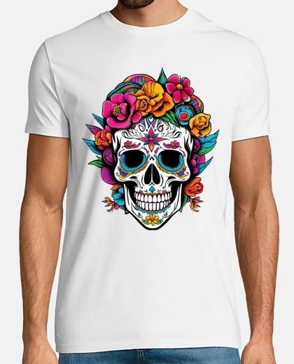 T-shirt mexican catrina skull