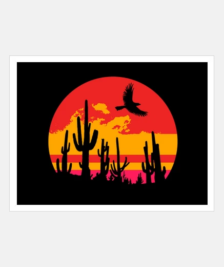 Framed mexican desert