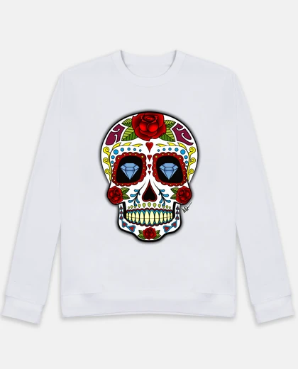 Hoodie mexican skulls diamonds !!!