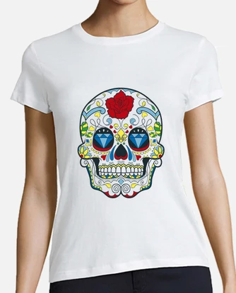 mexican sugar skull t shirt mexico