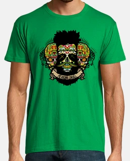 mexican skull bearded skull head