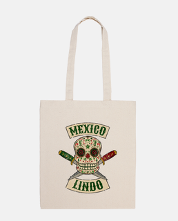 mexican skull with daggers mexico cute
