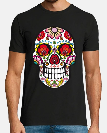 Camiseta méxico cráneo, camisetas vía saboya