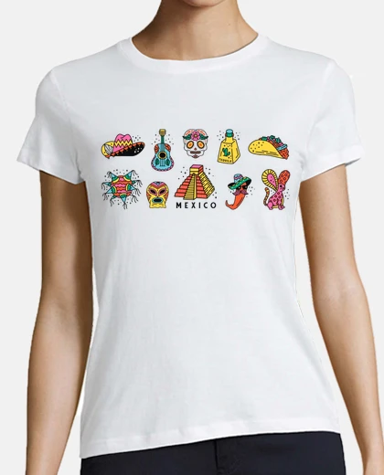 Tee-shirt mexique pyramide chichen itza
