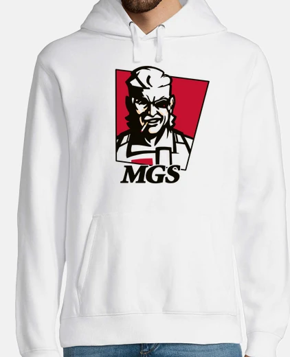 Sudadera MGS en negro sin fondo