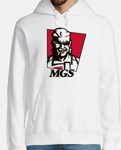 Sudadera mgs mas pitillo blanco