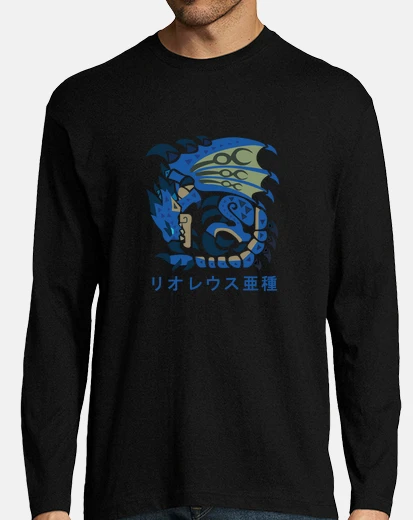 Camiseta MHW, Rathalos Celeste Katakana