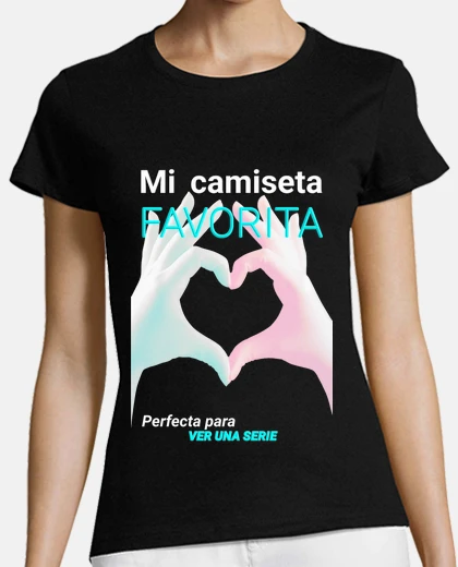 Playera Mi camiseta favorita ver una serie