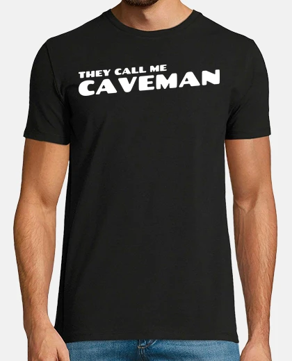 T-shirt mi chiamano uomo delle caverne