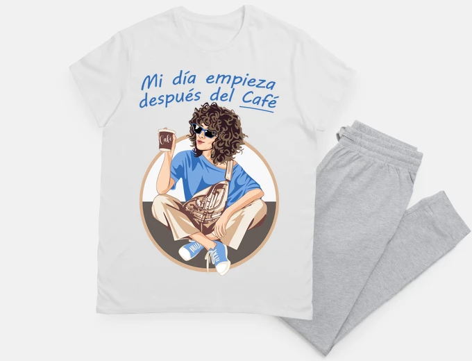 Pijama Mi día empieza después del café
