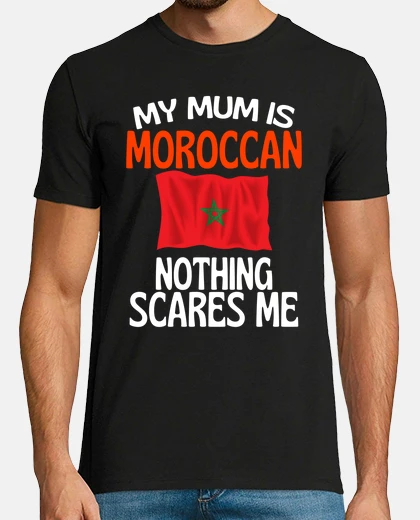 Camiseta mi mamá es marroquí nada me asusta