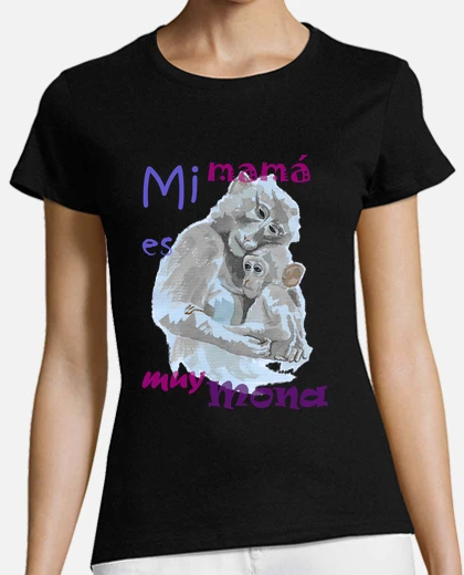 Camiseta mi mamá es muy mona, chica laTostadora - Main Image