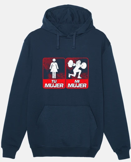 Sudadera Mi Mujer Fitness Gym Gimnasio