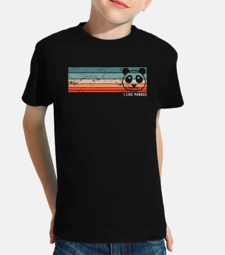 Abbigliamento mi piacciono i panda panda orso retrò v