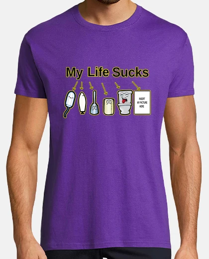 Camiseta mi vida es una mierda