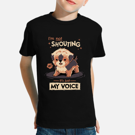mi voz yorkshire terrier camiseta niño