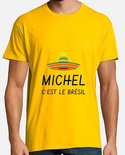 Tee-shirt Michel C est le Brésil - Palmashow