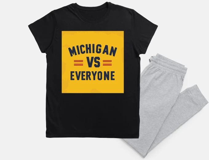 Pyjama Michigan drôle contre tout le monde