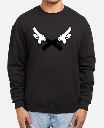 Mickey mouse crossed arms hoodie tostadora