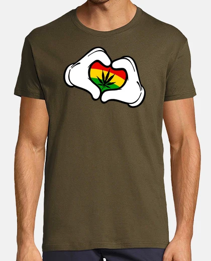 Camiseta Mickey Mouse Rastafari