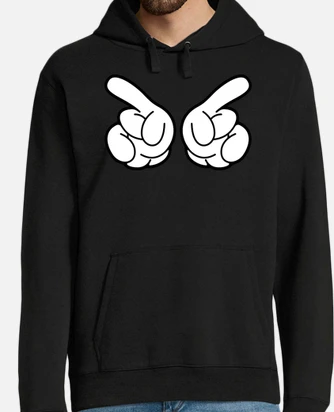 Mickey mouse hands hoodie sale