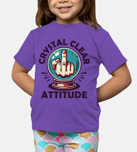Kids Middle finger in a crystal ball