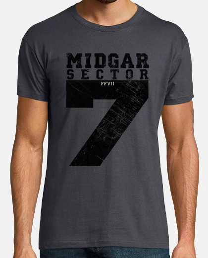 Camiseta Midgar Sector 7 Black Edition