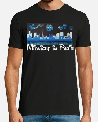 Camiseta paris negra hot sale