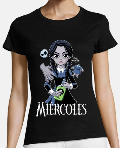 Camiseta Miércoles Addams