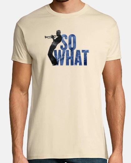 T-shirt miglia davis, quindi what acquerello. uomo