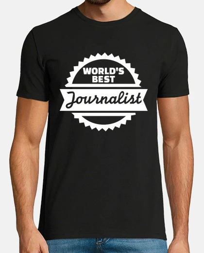 T-shirt miglior giornalista del mondo