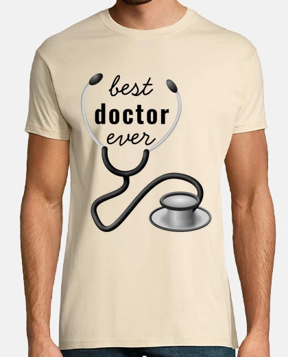 T-shirt miglior medico di sempre stetoscopio miglior medico