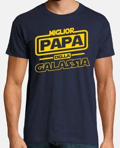 T-shirt miglior papà della galassia - t-shirt
