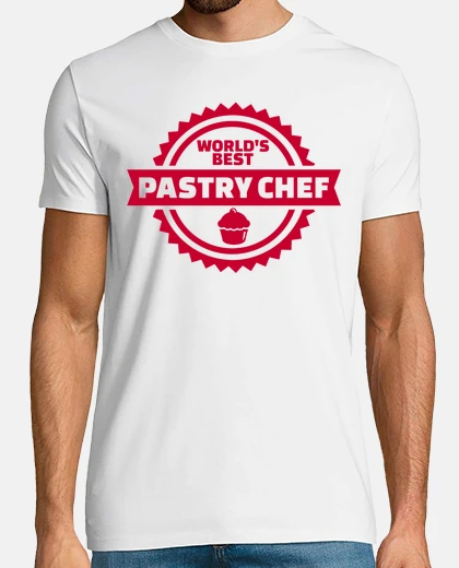 T-shirt miglior pasticcere del mondo