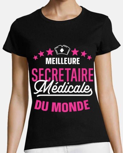 T-shirt miglior segretaria medica nel regalo de