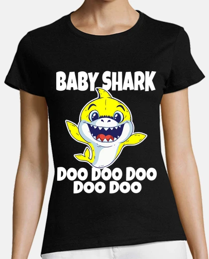 Tee-shirt mignon bébé requin doo doo doo